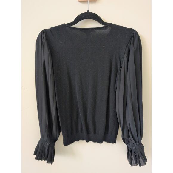 Lauren by Ralph Lauren Pleated Balloon Sleeves Sweater size M - Picture 4 of 4